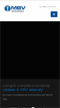 Mobile Screenshot of mbvuniversity.com